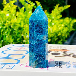 Cristal de Apatita Azul Amatista Pulido de Estilo Bohemio al por Mayor para Decoración del Hogar Única y Regalos Festivos - Product Image 6