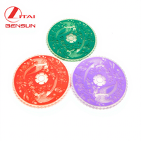 Sous-verres ronds en PVC personnalisés par sublimation, motif mignon, pour boissons, vente en gros