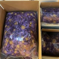 Tisane séchée au lotus bleu biologique fraîchement traitée en vrac pour un plaisir quotidien et des moments de détente