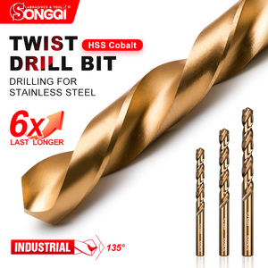 SongQi Din 338 HSS M35 Cobalt 5% Bộ Mũi Khoan Xoắn Hoàn Toàn Trên Mặt Đất Cho Thép Không Gỉ/Kim Loại/Inox - Product Image 4