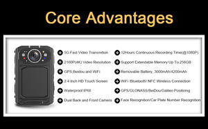 Kamera pengawas penglihatan malam CCTV nirkabel, kamera pengawas luar ruangan sudut lebar, pengenalan wajah kualitas tinggi, kamera Wifi tanpa kabel - Product Image 5