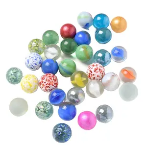 Colorful marbles children's gift toy ball 14mm 16mm 25mm 35mm glass marbles ball