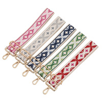 Célèbre Style Ethnique Motif À Base De Plantes Sangle De Sac 5cm Sangles De Guitare pour Sacs À Main