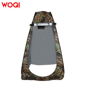 Tente de douche extérieure Woqi 120x120x190cm, imperméable, camouflage, abri d'intimité, installation automatique, monocouche - Product Image 2