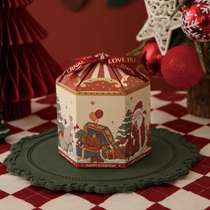 <span class=keywords><strong>CA</strong></span> Warehouse en Stock NO MOQ Caja de regalo de Año Nuevo de Navidad reciclada para dulces pequeños y joyería Revestimiento de esponja de laminación mate - Product Image 5