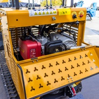 Mini Betonmischer Maschine Preis Selbst laden der Crawler Kleiner Betonmischer Diesel Micro Betonmischer Ketten kipper