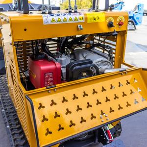 Mini Betonmixer Machine Prijs Zelfladende Rupsband Kleine Betonmixer Diesel Micro Betonmixer Track Dumper - Product Image 5