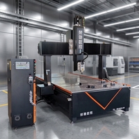 Machine de fraisage CNC 4 axes Rongchi, directement de l'usine, graveur 3D Syntec haute rigidité, idéale pour la fabrication de meubles en bois
