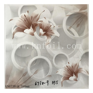 Pannello Moderno Quadrato in PVC Spessore 7mm/6mm Facile Manutenzione Installazione Rapida Impermeabile Fonoassorbente per Decorazione Domestica - Product Image 1