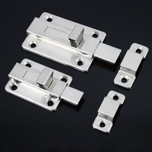 Pestillo de Puerta Automático de Acero Inoxidable, Izquierdo-Derecho, Expuesto, para Uso Doméstico, Antirrobo, para Puerta de Madera con Resorte para Baños - Product Image 1