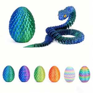 High Quality 3D Printing Pla Ornament Figurines for Decoration Decorative <strong>Serpent</strong> Egg - Product Image 4