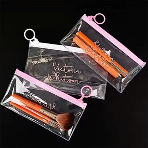 <b>Clear</b> /Matte Custom logo Small <b>Plastic</b> <b>clear</b> Pvc Pouch <b>Bag</b> for Jewelry Packaging Zipper <b>Bag</b> - Product Image 2