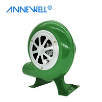 Ventilateur centrifuge 30W 40W 12V DC 1.5A 4200RPM avec contrôleur de vitesse 220V, ventilateur d'air vert pour système de ventilation industriel