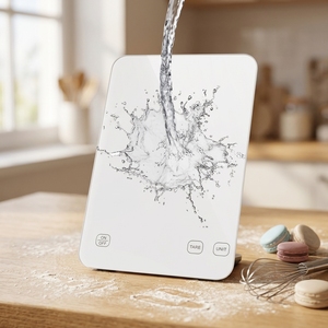 Balança Digital de Alimentos OEM com Precisão de 1g, Balança de Cozinha Personalizada em Vidro para Dieta e Cafeteria - Product Image 2