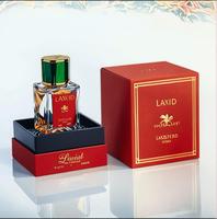 Boîte d'emballage de luxe de parfum fait main noir avec logo sur mesure pour boîtes d'emballage de bouteilles de parfum de 30ml 50ml