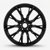 Jantes forgées 19 20 21 22 pouces 5x112 5x130 PCD, design directionnel à 5 branches pour voitures de sport de luxe