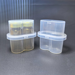 Kotak Vial Plastik 10ml Grosir, 2 Buah, Botol Vaksin, Kemasan Plastik, Kotak Penyimpanan, Tempat Vial Plastik 2 Slot untuk Peptida 10ml - Product Image 6