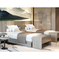 Oferta Especial: Juego de Dormitorio con Cama King Size de Cuero, Muebles de Hotel en Caja, Cama King