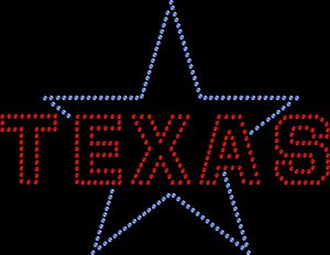 Bling Texas Style bricolage fer à repasser paillettes strass transfert personnalisé Lone Star Design verre Texas Lone Star strass - Product Image 4