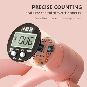 Allenatore Multifunzionale per Gambe e Pelvi, Regolabile, Rosa/Blu, Portatile, per Yoga e Pilates - Product Image 4