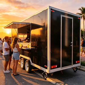 Camions de restauration mobiles pour glaces à <span class=keywords><strong>prix</strong></span> <span class=keywords><strong>d</strong></span>'usine, remorques de restauration rapide <span class=keywords><strong>d</strong></span>'<span class=keywords><strong>occasion</strong></span>, chariots alimentaires à vendre en Europe et aux États-Unis, personnalisables - Product Image 3