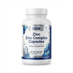 Cápsulas de Complejo de Zinc OEM ODM 30mg 60 Unidades a Granel Marca Privada - Product Image 1
