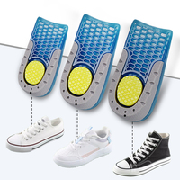 Semelle intérieure de chaussures en gel de silicone Inserts de talons demi-élévateurs invisibles Augmentation de la hauteur de la semelle intérieure du talon Coussin de levage des talons invisibles