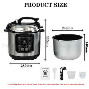 Fabrication professionnelle automatique plusieurs fonctions 10 en 1 Cook Rice Pot Commercial 6L Autocuiseurs électriques - Product Image 5