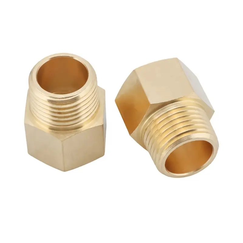 OEM Customized Un-standard CNC Turning Machining Brass High Precision Custom CNC Machining Adapters and Hex plug