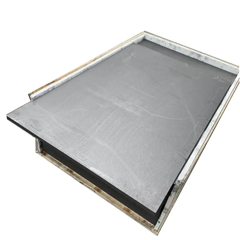 Large Sizes High Pure Fine Grain Graphite Board Plate Electrode For Electrolysis