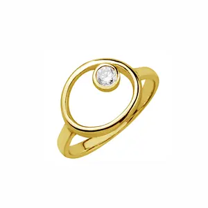 Anéis de ouro italianos banhados a ouro, preço competitivo 925, prata esterlina 18k, joias italianas, anéis de ouro para mulheres