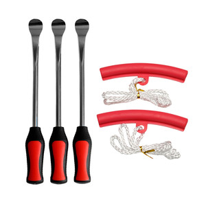Nouvel ensemble d'outils 5-en-1 pour le démontage de pneus de vélo et de voiture, comprenant un kit de leviers à cuillère et un levier pour scooter électrique, outil de vélo - Product Image 1