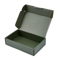 Boîte d'avion de grande taille personnalisée avec logo, en carton ondulé, emballage cadeau portable avec gaufrage et laminage mat