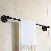 Ensemble d'accessoires de salle de bain antiques porte-serviettes en laiton massif porte-serviettes de luxe montage mural HJ-1310 de porte-serviettes unique antique
