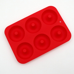 Hot tùy chỉnh thiết kế cấp thực phẩm Silicone <span class=keywords><strong>Donut</strong></span> Baking Pan không dính khuôn cho công cụ nướng - Product Image 5