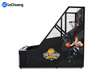 Nouvelle machine de jeu de tir au basket-ball pliable en métal, borne d'arcade interactive pour le sport, idéale pour les lieux de divertissement et de loisirs en intérieur