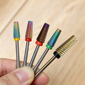 Broca de carburo de tungsteno ligera 5 en 1 con acabado de color XF-XC para máquina pulidora de <span class=keywords><strong>uñas</strong></span> eléctrica bidireccional - Product Image 1