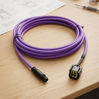 Connecteur étanche M12 de type A à 5 broches mâle, démontage et remontage répétés n'entraînant pas de déténerement des broches