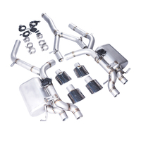 Fabricant professionnel : L'échappement arrière 2.0T pour Mercedes-Benz Classe C C180 C200 W204 (modèles 2008-2014) avec quatre sorties, effet C63