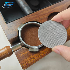 51 53 58 재사용 가능한 식품 등급 316 스테인레스 스틸 에스프레소 퍽 스크린 커피 필터 디스크 - Product Image 2