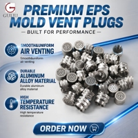 Pièces de rechange en aluminium 6061 haute précision, moulées sous pression pour mousse EPS, bouchon de ventilation 6 mm à 7 trous