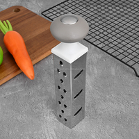 Hete Aanbieding RVS Slanke Handmatige 4-zijdige Rasp voor Fruit en Groenten, Keukenhulp met Comfortabel Handvat, Kaassnijder