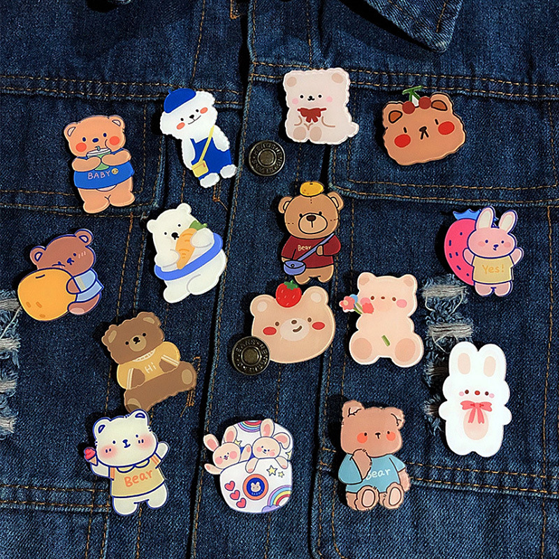 Broche Serie Oso, 1 Pieza Aleatoria