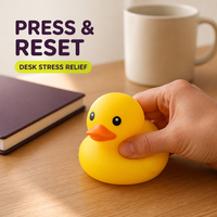 Jouet anti-stress Jumbo Duck Squishy, jouet sensoriel à presser mignon pour garçons et filles