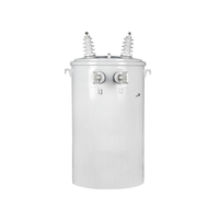 Transformateur de puissance monophasé monté sur poteau 10 kVA à 100 kVA, sortie 400 V, 60 Hz, bobinage en cuivre, modèle D10, prix