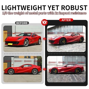 Faldones Laterales de Fibra de Carbono Seca Estilo OME para Ferrari 812, Kit de Carrocería - Product Image 2