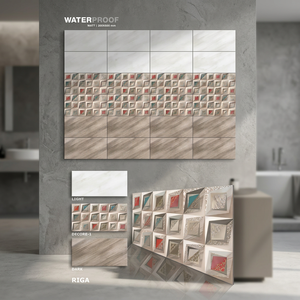 Carreaux muraux en céramique Vistaar 300x600mm 30x60cm 12x24 pouces, finition mate, effet brique, pour douche extérieure et salle de bain décorative - Product Image 4
