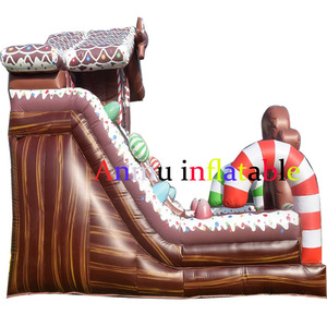 Château gonflable à thème biscuits, favori des enfants, avec toboggan inclus, taille personnalisable. - Product Image 5