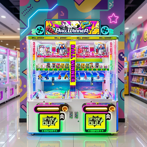 Rongxiang Original Machine à balles de jeu pour enfants, version anglaise, 110/220V, pour 2 joueurs, modèle <span class=keywords><strong>Paradise</strong></span> Doll Machine, pour magasins, à partir de 3 ans, garantie 1 an - Product Image 4