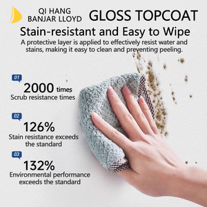 Peinture liquide anti-moisissure à base de résine, design moderne pour application sur murs intérieurs et extérieurs, carrelages et parcs - Application au pinceau ou au rouleau - Product Image 5